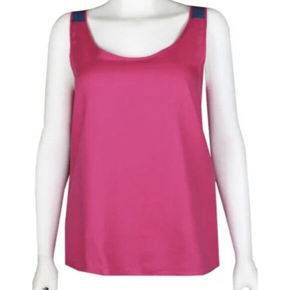 PATAGONIA Top Womens Sz 0 XS Seahurst Tank Cutout Back Pink Organic Cotton Gorp - Picture 1 of 6